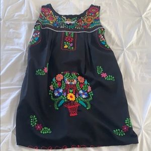Erica Maree Mexican embroidered dress